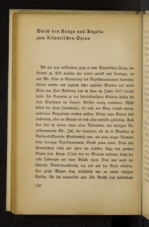 Durch den Kongo und Angola zum Atlantischen Ozean