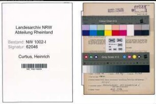 Entnazifizierung Heinrich Curtius, geb. 28.12.1891 (Verwalter)