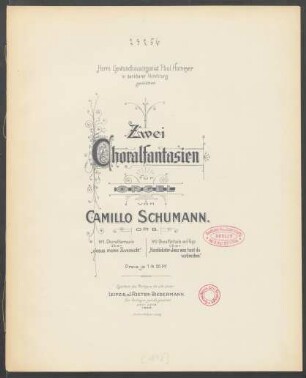 No. 2: Choralfantasie und Fuge über "Herzliebster Jesu, was hast du verbrochen"