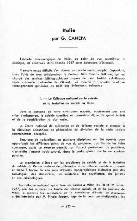 177-183, Italie