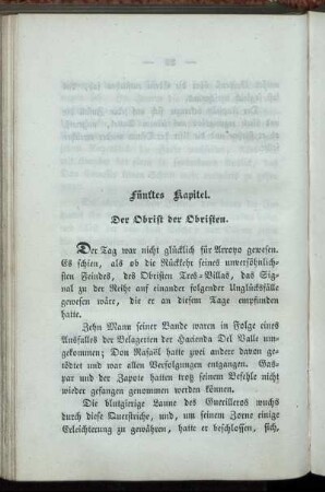 Fünftes Kapitel: Der Obrist der Obristen
