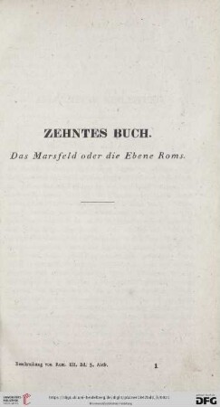 Zehntes Buch