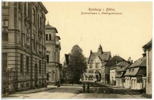 Rumburg. Dammstraße m. Staatsgymnasium