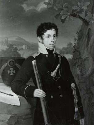 Selbstbildnis als freiwilliger Jäger