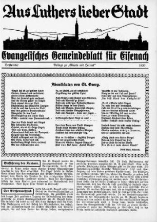 Einführung des Kantors