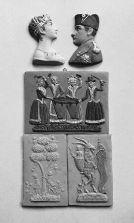 Portraits des französischen Kaiserpaars Napoleon und Josephine