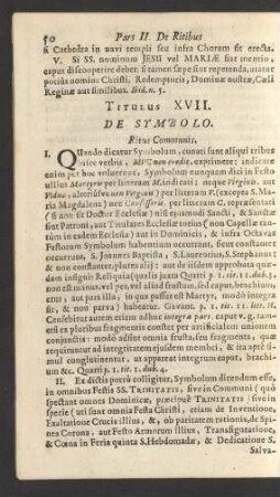 Titulus XVII.