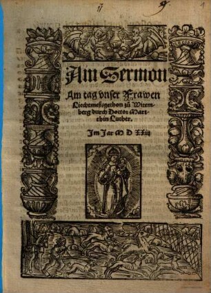 Ain Sermon Am tag vnser Frawen Liechtmeß