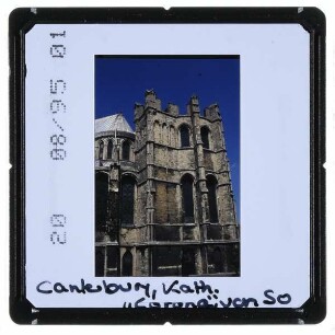 Canterbury, Kathedrale : Außenansicht, "Corona", von Südosten