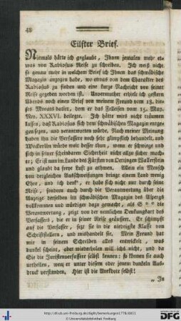 Eilfter Brief.