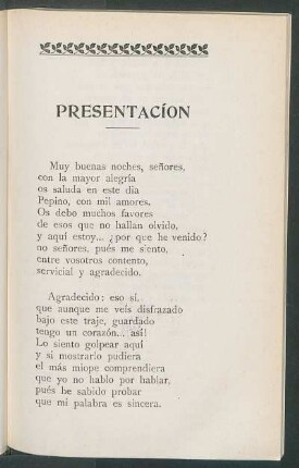 Presentacíon