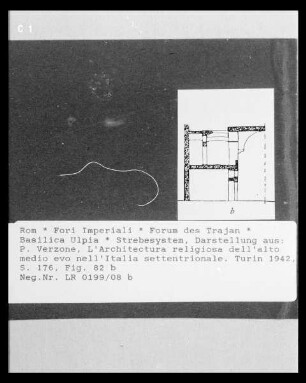 Rom, Trajansforum, Basilica Ulpia, Strebesystem