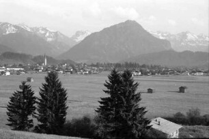 Oberstdorf: Gesamtansicht vom Hügel