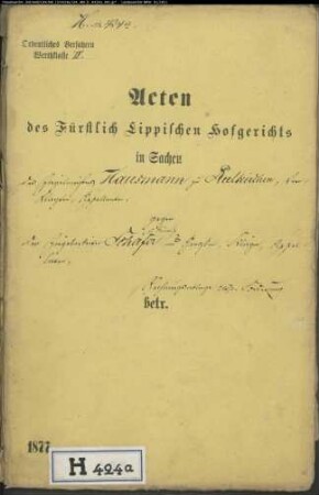 Hausmann, Ziegelmeister in Reelkirchen gegen Ziegelarbeiter Schäfer u. Gen. - Rechnungsablegung/Forderung