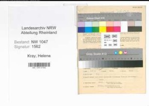 Entnazifizierung Helene Kray , geb. 04.12.1922 (Angestellte)