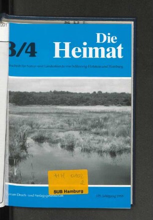 Nr. 3/4, 105. Jahrgang, Husum, März/ April 1998