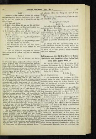 Bestimmungen über die Dienstzeit der Volksschullehrer und Kanditaten des Volksschulamtes vom Jahre 1900 ab