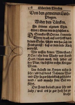 Von den gemeinen Land-Plagen.