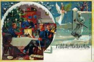 Weihnachtskarte aus dem Ersten Weltkrieg