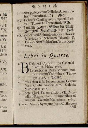 Libri in Quarto.