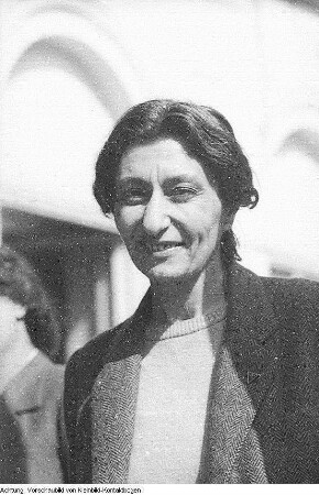 Besuch der griechischen Schriftstellerin Melpo Axioti