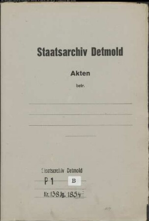 Kirchenbuchduplikate der katholischen Gemeinde Dringenberg, Kreis Warburg ( GHT 1854) (Gemeinde: Katholische Gemeinde Dringenberg)