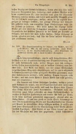 Art. XIV. Die Staatshaushaltung der Athener, ...
