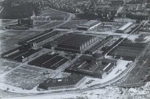 Messegelände Leipzig : Blickrichtung Norden