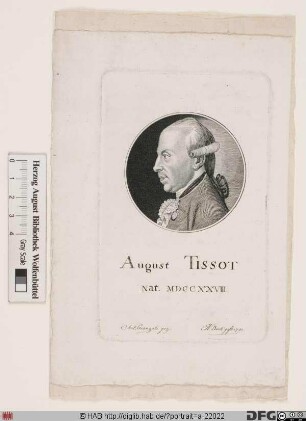 Bildnis Auguste Simon André Tissot