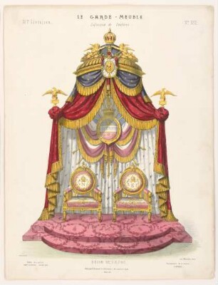 "Decor de Trône", aus: Le Garde-meuble