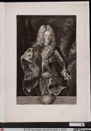 Bildnis Ludwig Rudolf, Herzog zu Braunschweig-Lüneburg-Wolfenbüttel (reg. 1731-35)