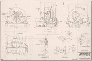VW-Industrie-Motor Typ 126 (Zeichnungs-Nr. 083890 Z)