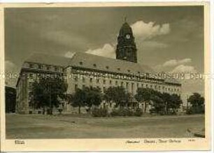 Das neue Rathaus in Dresden