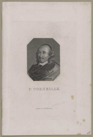 Bildnis des P. Corneille