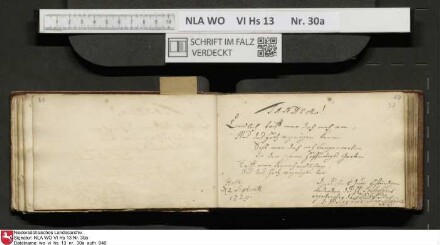 Stammbuch des U. J. Schrader aus Hannover