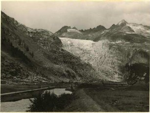 Blick auf Gletsch