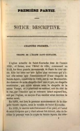 Notice descriptive et historique sur l'église et la paroisse Saint-Eustache de Paris : (Gaudreau.), 1