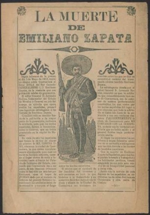 La muerte de Emiliano Zapata