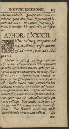 Aphor. LXXXIII.
