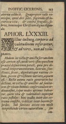 Aphor. LXXXIII.