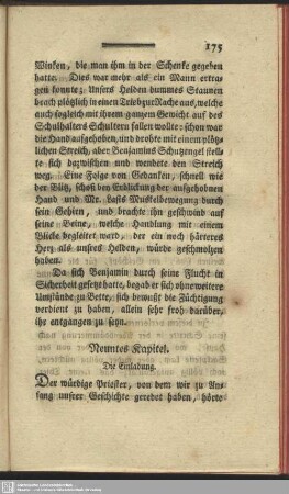 Neuntes Kapitel