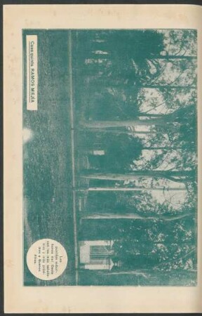 Los pueblos suburbanos del oeste son los más saludables y más próximos a Buenos Aires : Casa Quinta, Ramos Mejia