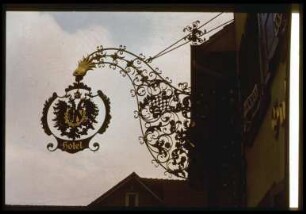 Wirtshausschild "Hotel zum Adler"
