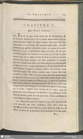 Chapitre V. Des Forces centrales