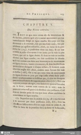 Chapitre V. Des Forces centrales