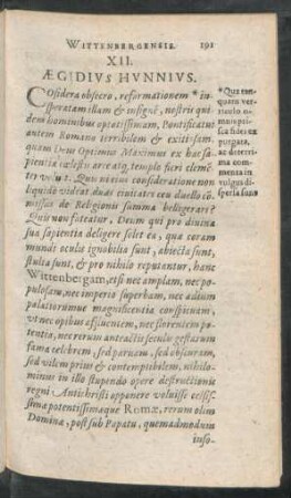 XII. Aegidius Hunnius