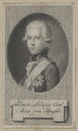 Bildnis des Friedrich Ludwig Carl