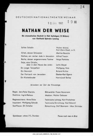 Nathan der Weise