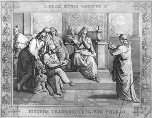 Josephs Traumdeutung vor Pharao (1 Mose 41) (Fresko Rom, Casa Bartholdi), Berlin, Nationalgalerie