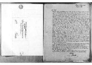 Karl Mathy, Konstanz, an Johann Baptist Bekk: Bericht über die Abreise aus Villingen und das Verhalten der dortigen Bevölkerung, 16.03.1848, Bl. 55.